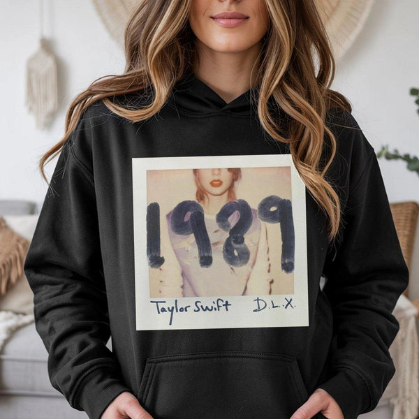 1989 Album Cover Hoodie | Pop Music Graphic Sweatshirt | Premium Cotton-Poly Blend | Comfort Gift for Taylor Swift Fan