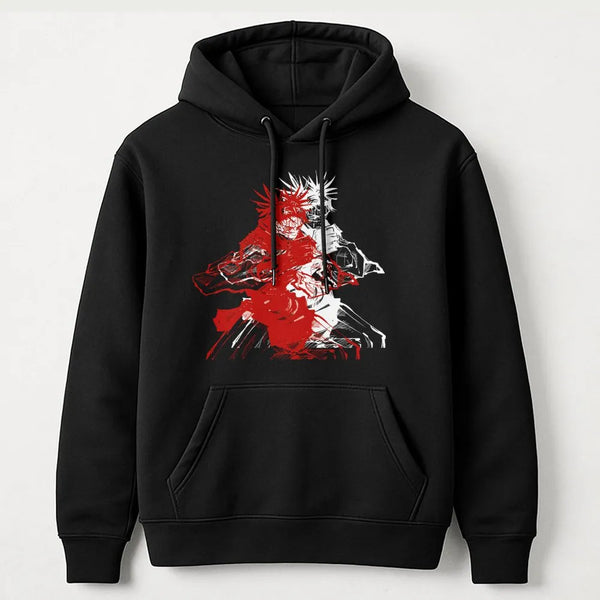 Anime Graphic Hoodie | Choso Blood Manipulation Design | Premium Cotton Blend | Gift for Jujutsu Kaisen Fans
