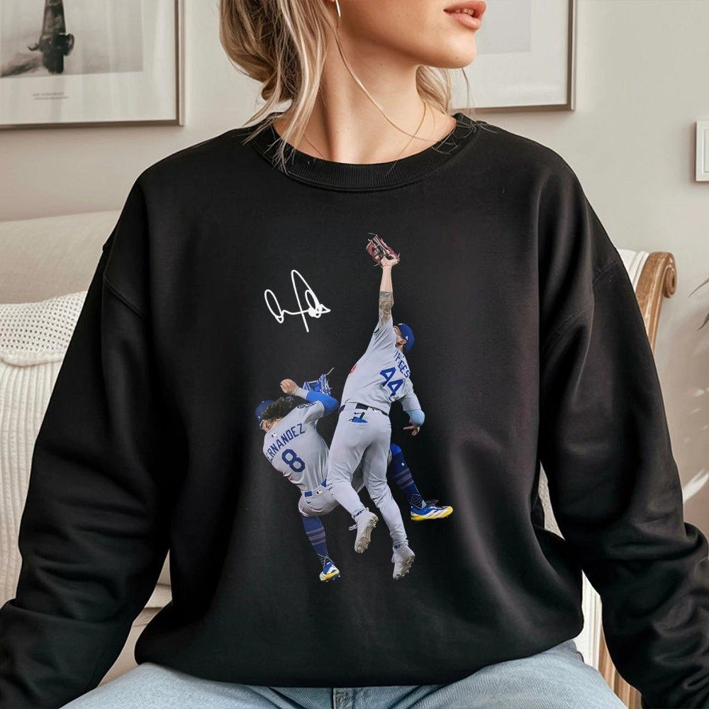 Baseball Catch Crewneck Sweatshirt | Professional Sports Iconic Play Design | Cotton-Poly Blend Premium Apparel | Gift for ML