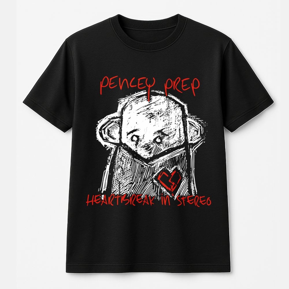 Pencey Prep T-Shirt | Heartbreak In Stereo Graphic Band Merch | 100% Cotton Premium Tee | Alternative Rock Music Gift For Fan