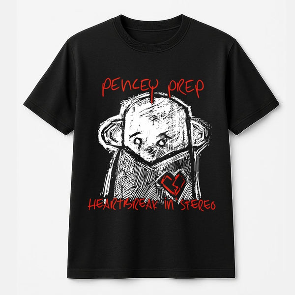Pencey Prep T-Shirt | Heartbreak In Stereo Graphic Band Merch | 100% Cotton Premium Tee | Alternative Rock Music Gift For Fan