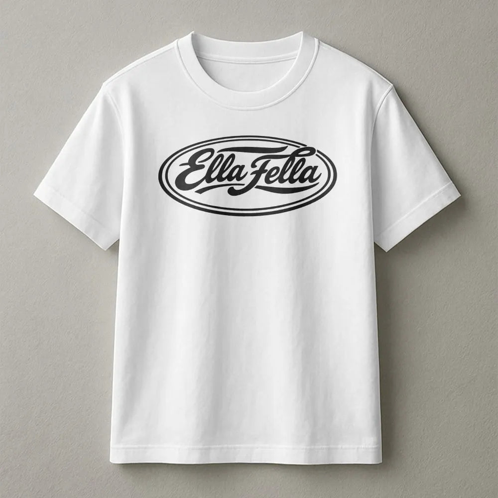 Ella Fella T-Shirt | Retro Country Western Typography Graphic | Premium Soft Cotton Tee | Fan Merch Gift for Music Lovers