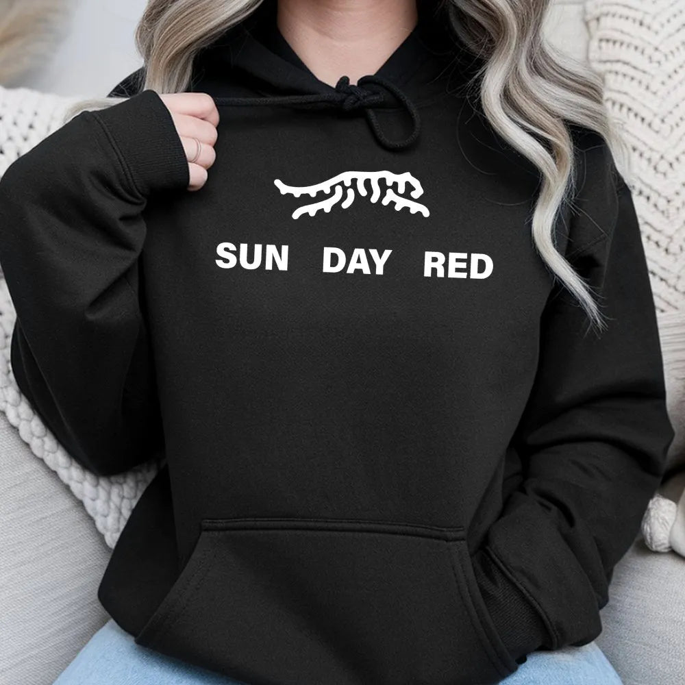 Sunday Red Tiger Hoodie | Retro Golf Graphic Design | Premium Cotton Blend | Unisex Streetwear Gift for Golf Lovers