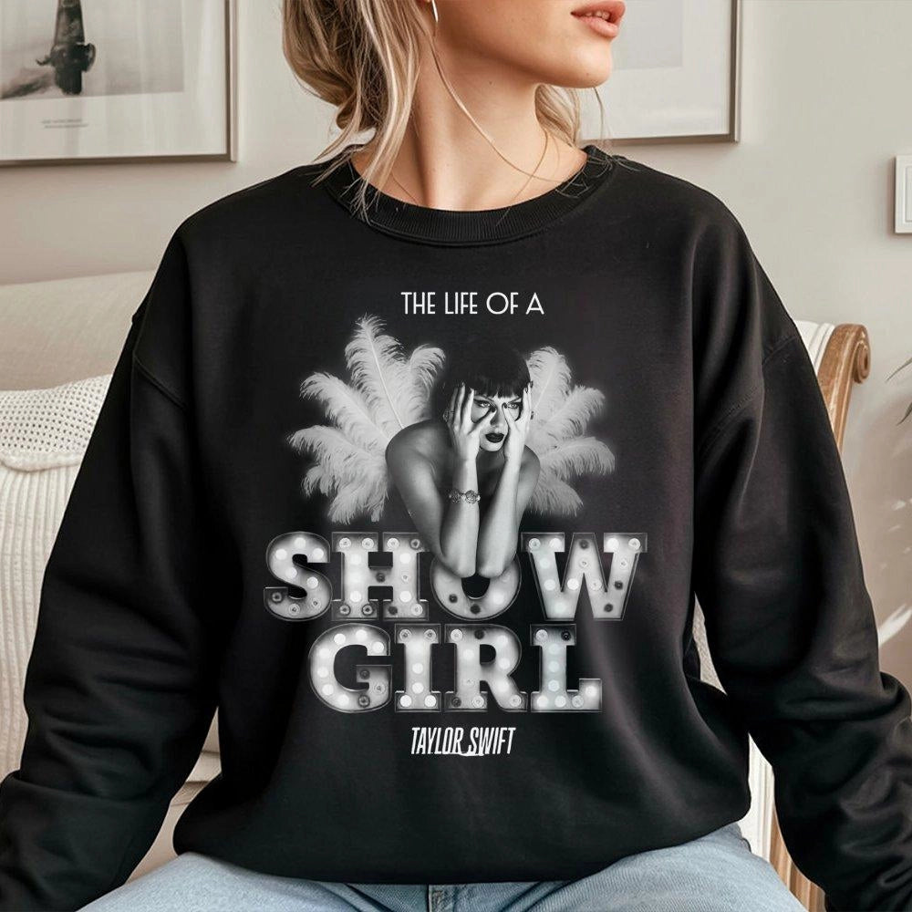 Taylor Swift Showgirl Sweatshirt | Retro Music Era Graphic Crewneck | Premium Cotton Blend | Fan Gift for Concert Tour Outfit