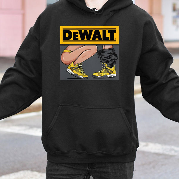 Graphic Tool Brand Hoodie | Funny Construction Worker Humor Design | Premium Cotton-Poly Blend | Perfect Gift For DIY Enthusi